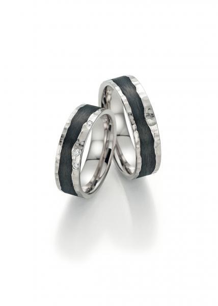 Trauringe Carbon von Fischer Trauringe 22 01220/060